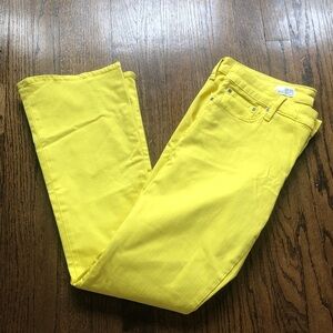 3/$10 GAP Bright Yellow Sunshine Colorful Summer Stretch Skinny Boot Jeans